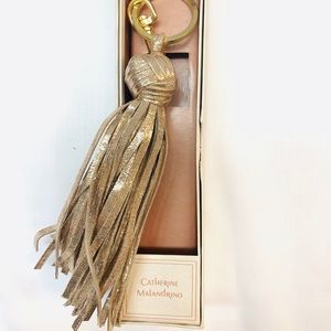 Catherine Malandrino Tassel Keychain ✨ Shimmery